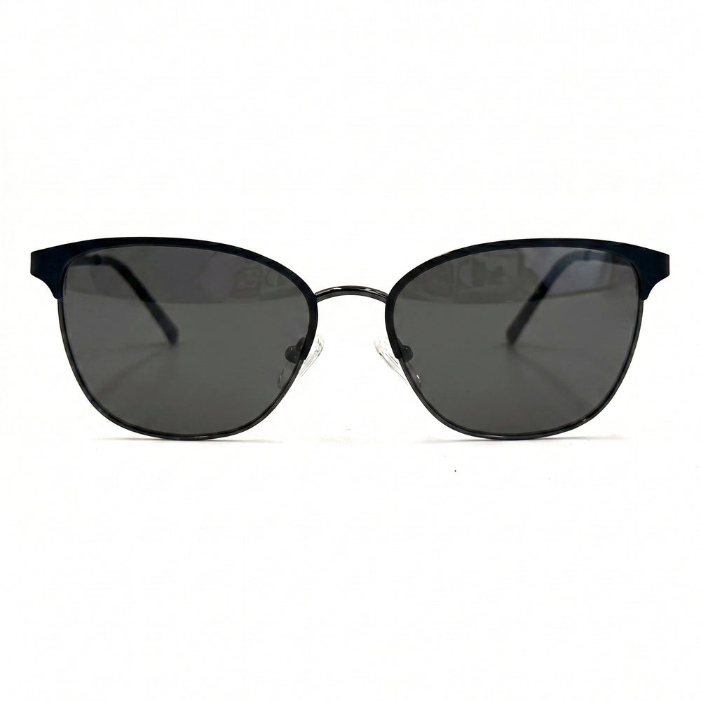 MiGAFAS K4136S browline stainless steel sunglasses, front view