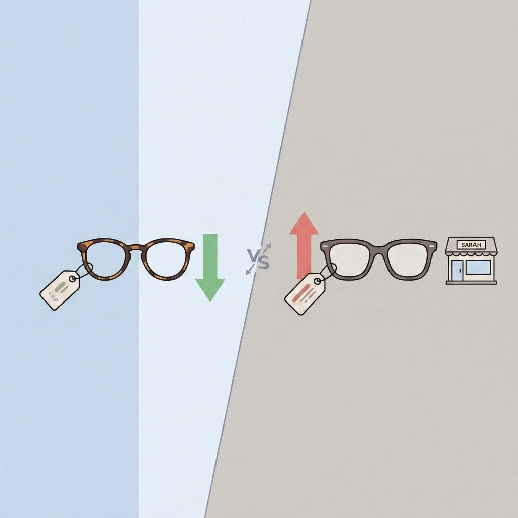 Buying Glasses Online vs In-Store: The Complete Cost &amp; Quality Comparison