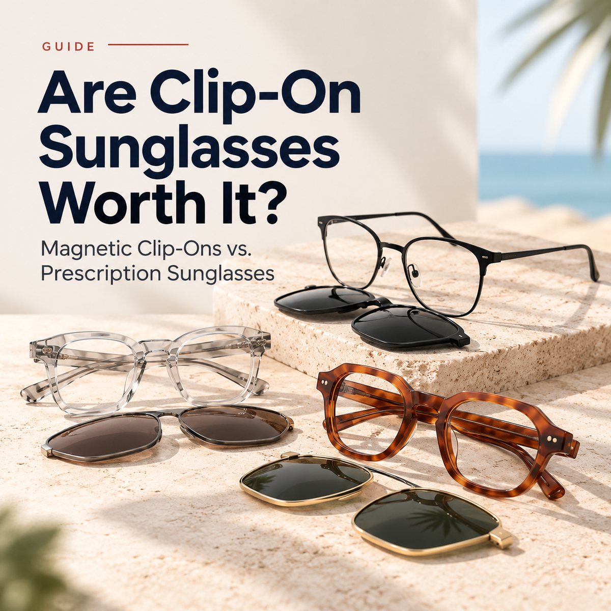 Are Clip-On Sunglasses Worth It? Magnetic Clip-Ons vs. Prescription Sunglasses