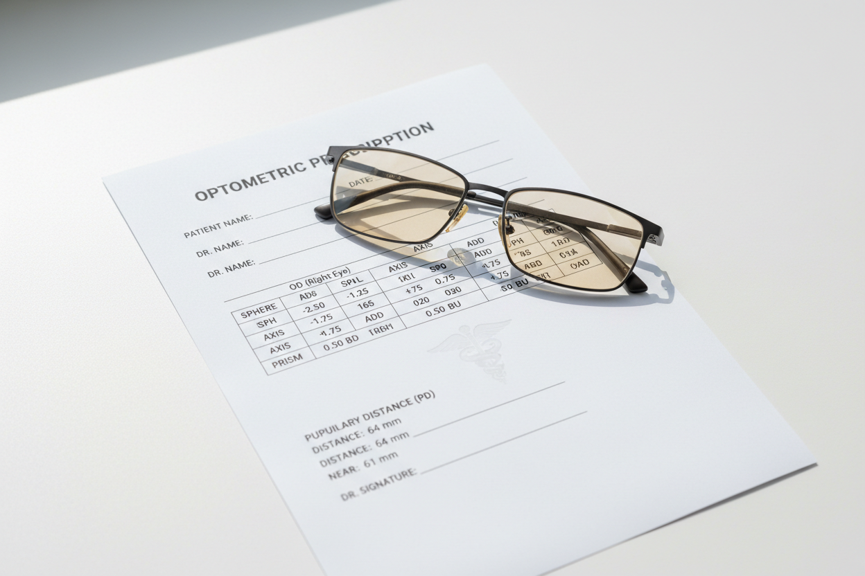 Can I use a copy of my eyeglass prescription from three years ago?