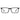 MiGAFAS E4436 Black square acetate prescription eyeglasses, front view