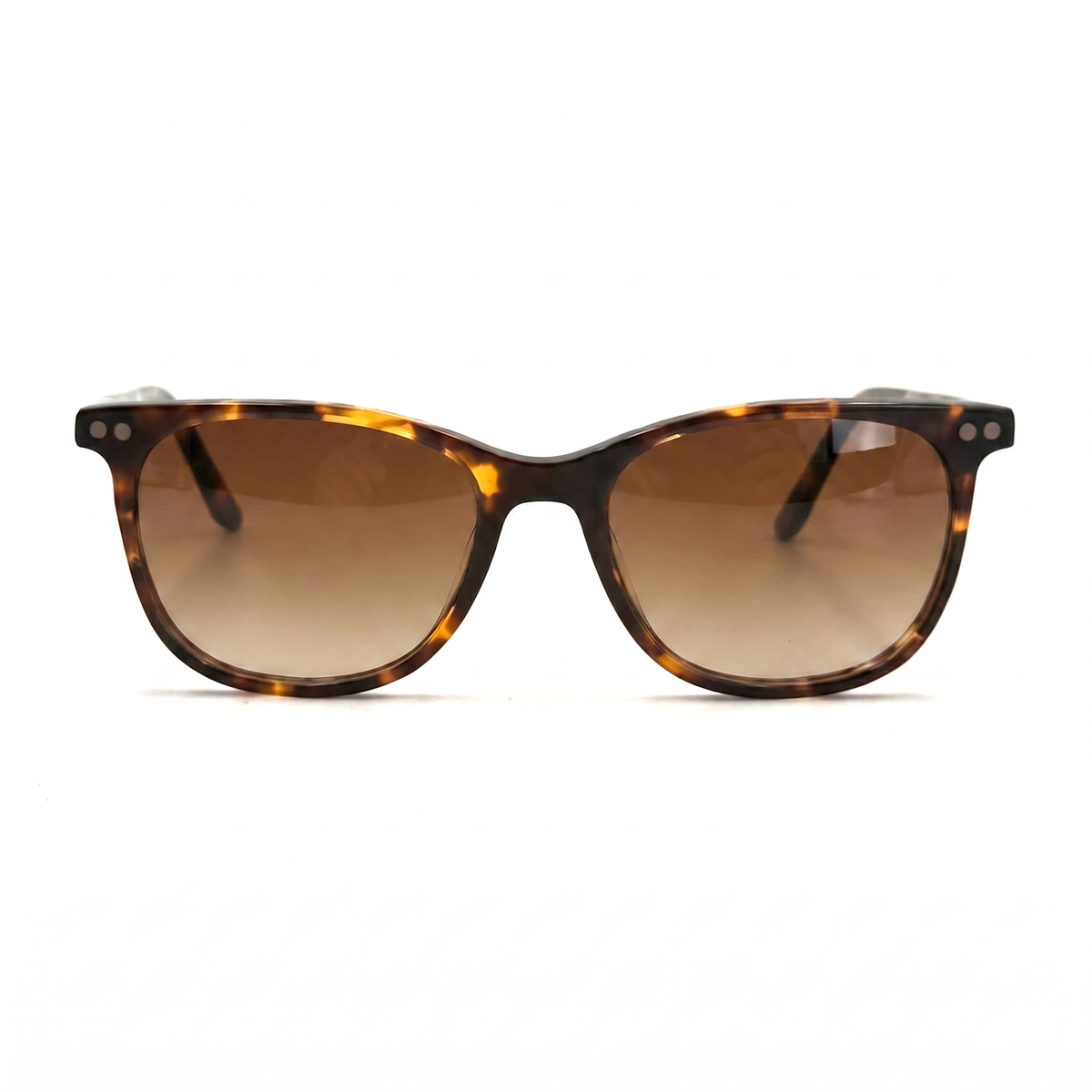 MiGAFAS C0001S Havana acetate Wellington sunglasses front view