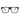 MiGAFAS QSZ5819 Black Wellington acetate prescription eyeglasses, front view