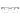 MiGAFAS XK4762 Black stainless steel rectangle eyeglasses front view