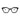 MiGAFAS CRM5152 Black acetate butterfly cat-eye eyeglasses front view