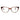 MiGAFAS EG3342 brown cat-eye acetate prescription eyeglasses, front view