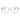 MiGAFAS XK4715 Black metal geometric butterfly eyeglasses front view