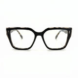 MiGAFAS F0320 Havana butterfly acetate prescription eyeglasses, front view