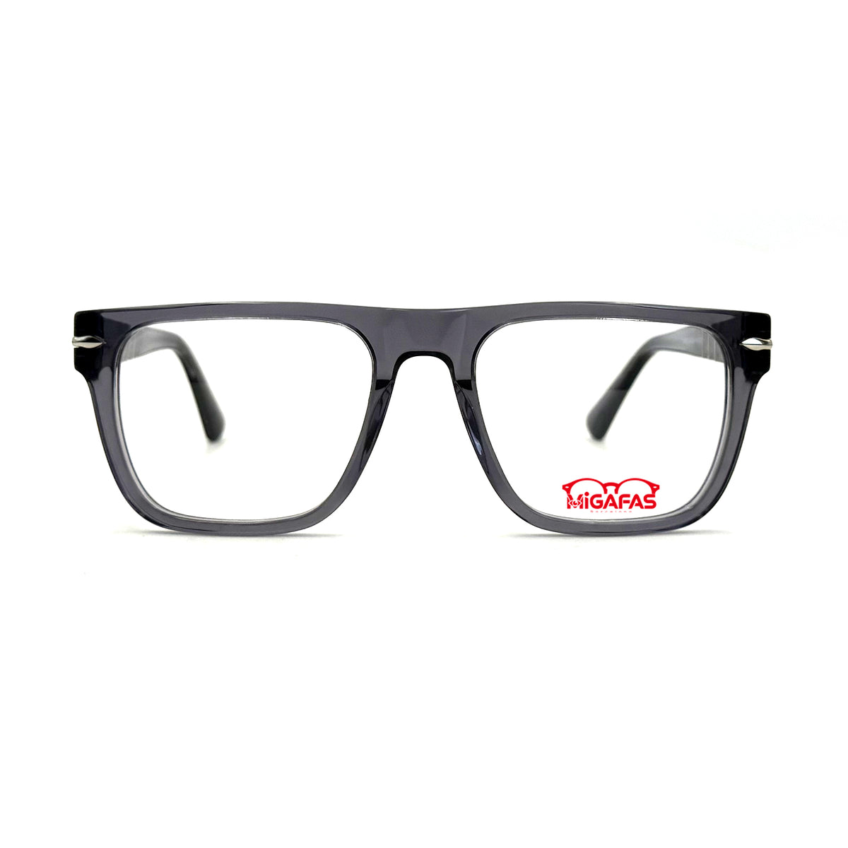 MiGAFAS QSZ5934 square acetate prescription eyeglasses, front view