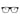 MiGAFAS QSZ5617 Black square acetate prescription eyeglasses, front view