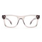 MiGAFAS E4430  Gray acetate rectangle eyeglasses front view