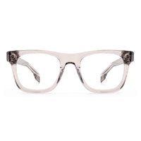 MiGAFAS E4430  Gray acetate rectangle eyeglasses front view