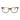 MiGAFAS C0001 Havana cat-eye acetate prescription eyeglasses, front view