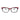 MiGAFAS 87938 square acetate prescription eyeglasses, front view