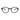 MiGAFAS CRM5150 black Boston acetate eyeglasses, front view