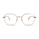 MiGAFAS XK4758 Gray Metal butterfly eyeglasses front view