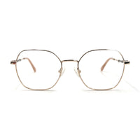 MiGAFAS XK4758 Gray Metal butterfly eyeglasses front view