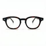 MiGAFAS F6676 Havana Boston acetate prescription eyeglasses, front view