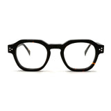 MiGAFAS FR6965 Havana crown acetate prescription eyeglasses, front view