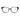 MiGAFAS F6816 Transparent Havana acetate cat-eye eyeglasses front view