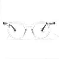 MiGAFAS 87917 browline acetate prescription eyeglasses, front view