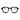 MiGAFAS FR6965 Black crown acetate prescription eyeglasses, front view