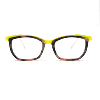 MiGAFAS 87938 square acetate prescription eyeglasses, front view