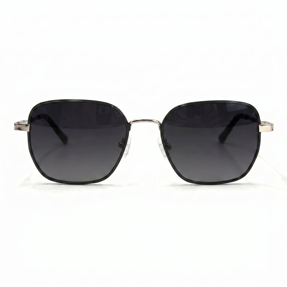 MiGAFAS XK4769S square metal sunglasses, front view