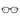 MiGAFAS F6833 Black acetate Geometric eyeglasses,front view