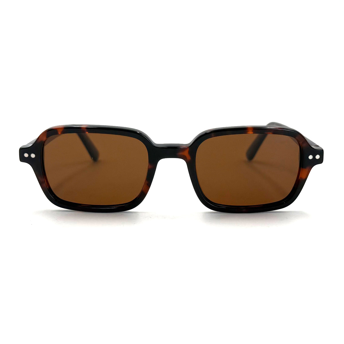 MiGAFAS F6004S square acetate sunglasses, front view