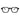 MiGAFAS F6879 Black acetate Crown eyeglasses,front view