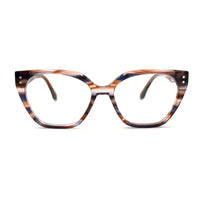 MiGAFAS F0139 Nebula cat-eye acetate prescription eyeglasses, front view