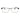MiGAFAS XK4764 Black stainless steel browline eyeglasses front view