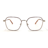 MiGAFAS XK4768 Pink metal Butterfly eyeglasses front view