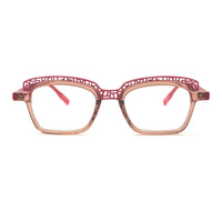 MiGAFAS 87965 cat-eye acetate prescription eyeglasses, front view