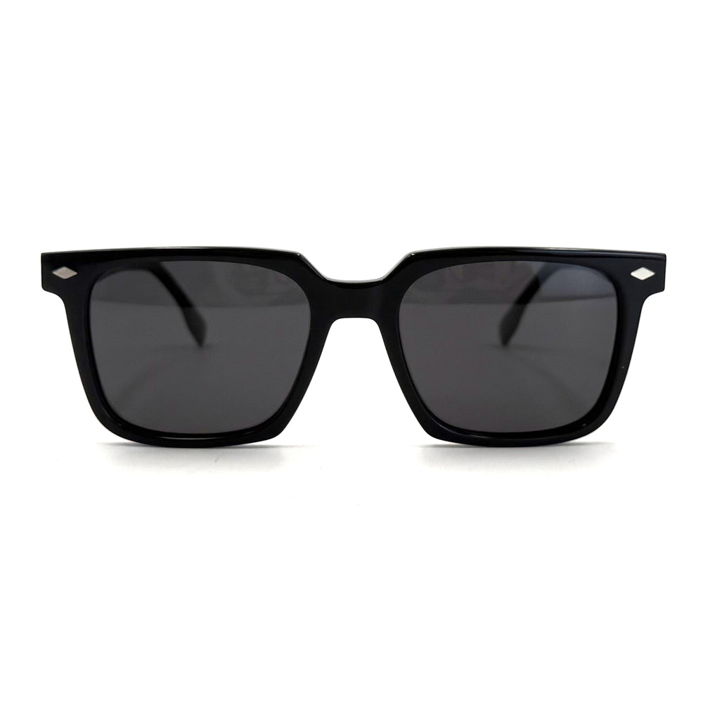 MiGAFAS F0131S square acetate sunglasses, front view