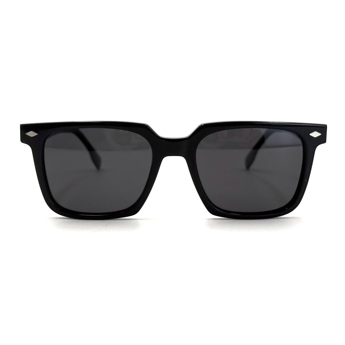 MiGAFAS F0131S square acetate sunglasses, front view