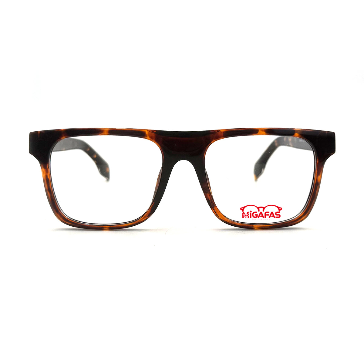 MiGAFAS QSZ5617 square acetate prescription eyeglasses, front view