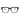 MiGAFAS QSZ7124 Blue square acetate prescription eyeglasses, front view