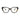 MiGAFAS F6816 Havana acetate cat-eye eyeglasses front view