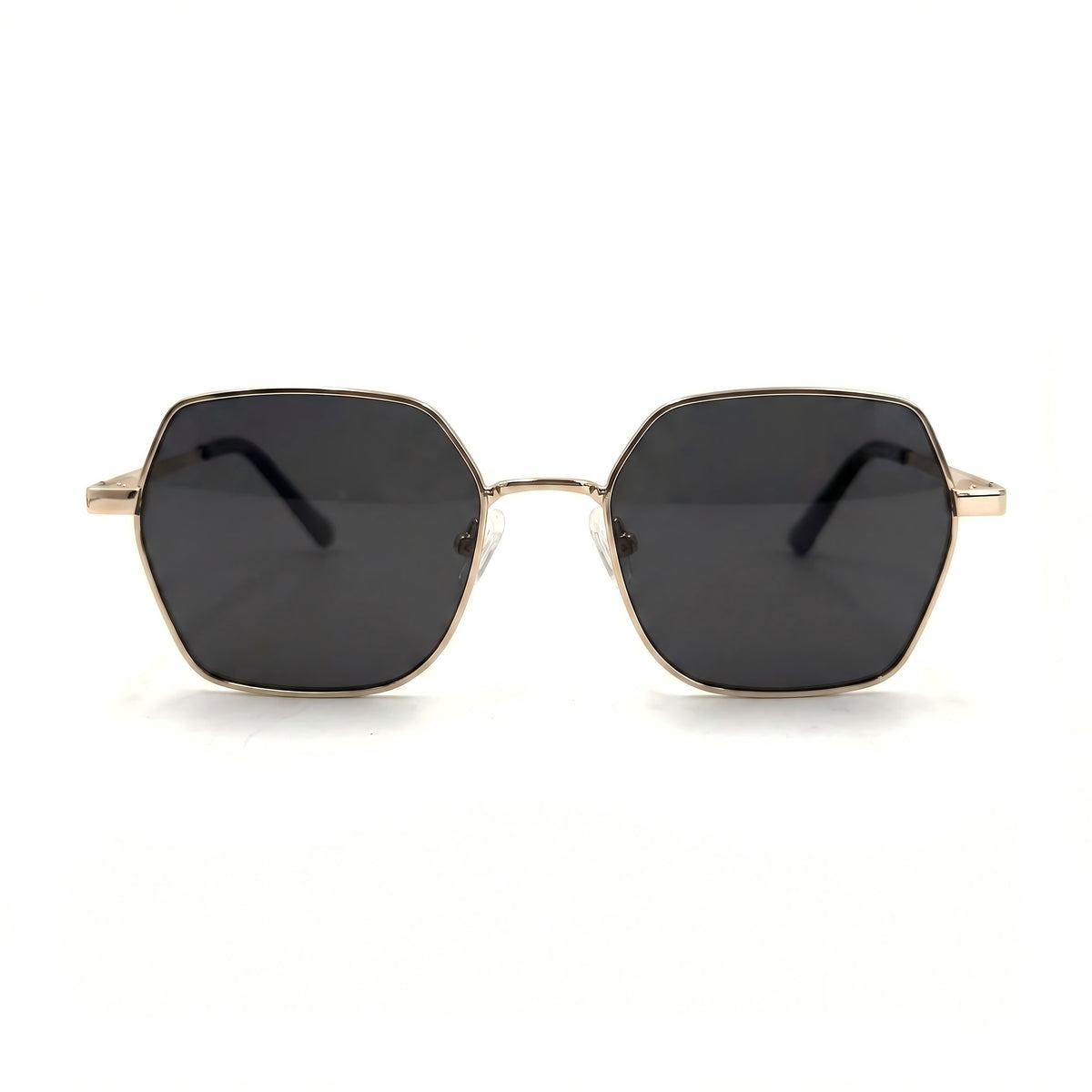 MiGAFAS XK4716S square metal sunglasses, front view