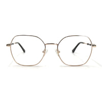 MiGAFAS XK4758 Black Metal butterfly eyeglasses front view