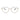 MiGAFAS XK4714 Black metal geometric butterfly eyeglasses front view