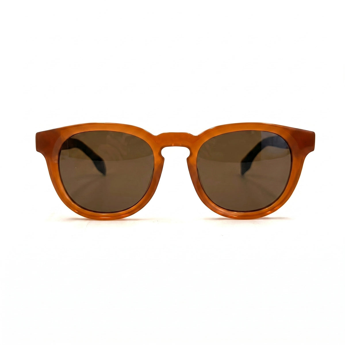 MiGAFAS QSZ5616S Orange Boston acetate sunglasses, front view