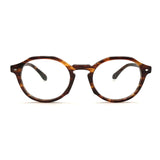 MiGAFAS CRM5150  Havana Boston acetate eyeglasses, front view