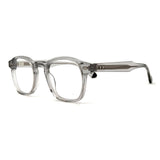 MiGAFAS F6862 Transparent acetate and metal Crown eyeglasses,three-quarter view
