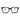 MiGAFAS F0131 Black square acetate prescription eyeglasses, front view