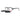 MiGAFAS B9141C Black round stainless steel sunglasses, three-quarter view