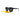 MiGAFAS QSZ5818C Black Boston acetate sunglasses, three-quarter view