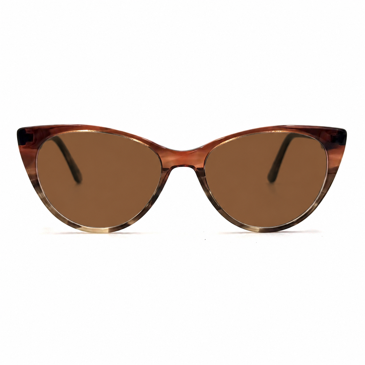 MiGAFAS EG3342S cat-eye acetate sunglasses, front view